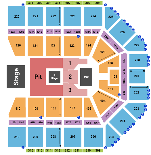 Van Andel Arena Nine Inch Nails Seating Chart